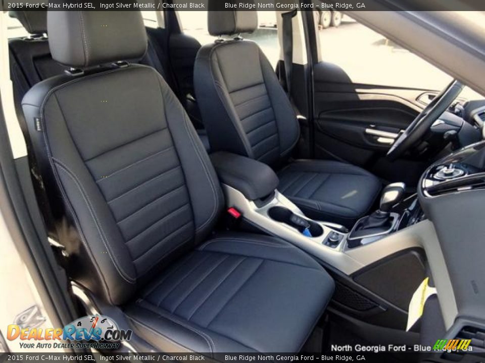 2015 Ford C-Max Hybrid SEL Ingot Silver Metallic / Charcoal Black Photo #13