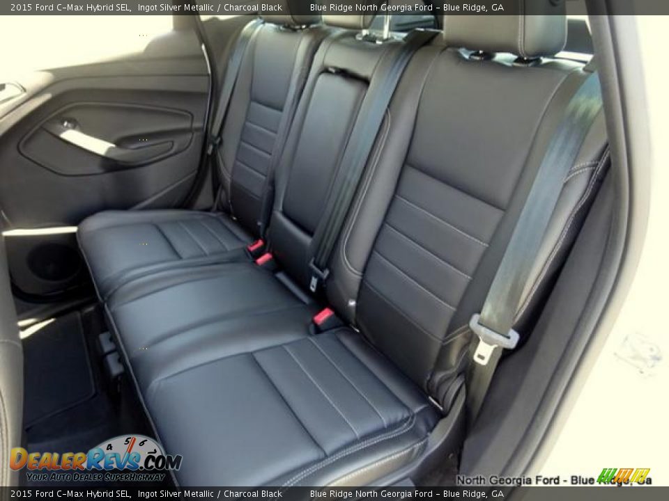 2015 Ford C-Max Hybrid SEL Ingot Silver Metallic / Charcoal Black Photo #14