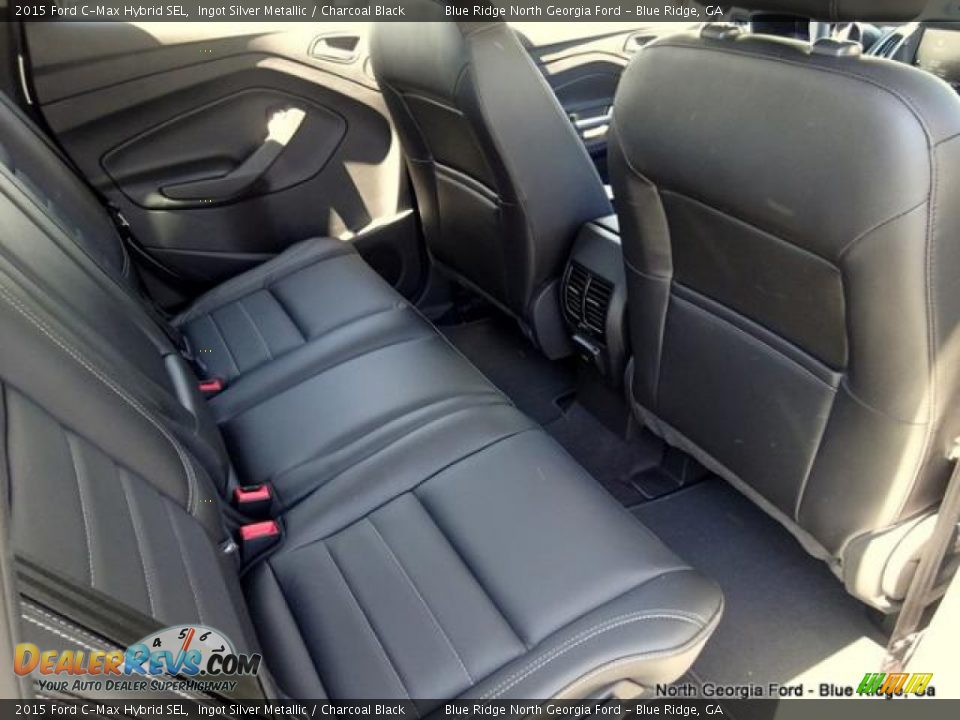 2015 Ford C-Max Hybrid SEL Ingot Silver Metallic / Charcoal Black Photo #15
