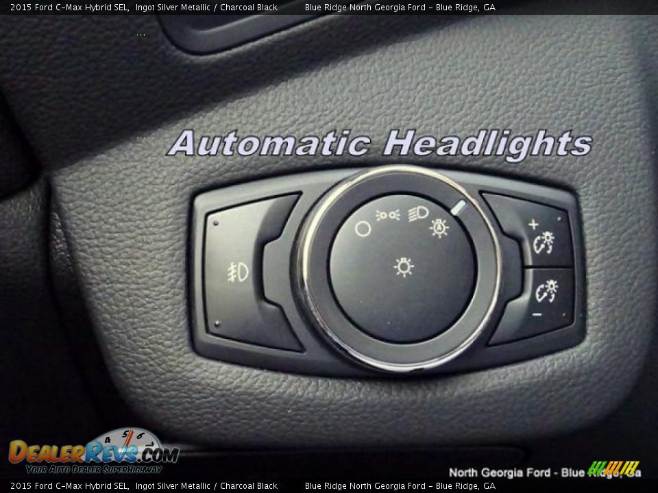 2015 Ford C-Max Hybrid SEL Ingot Silver Metallic / Charcoal Black Photo #26