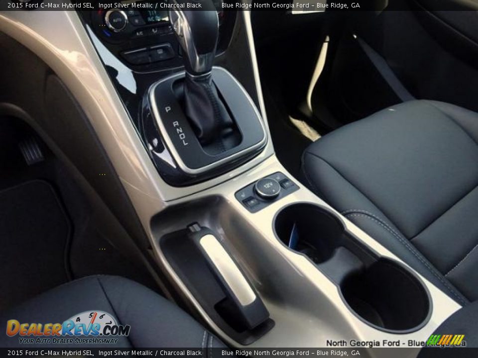 2015 Ford C-Max Hybrid SEL Ingot Silver Metallic / Charcoal Black Photo #28