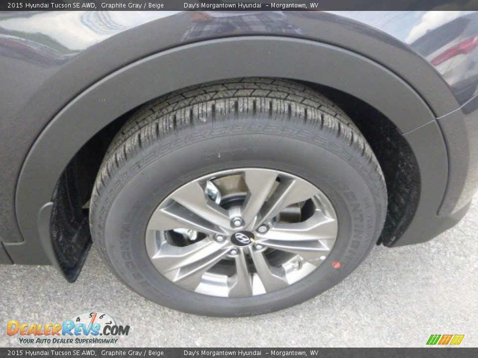 2015 Hyundai Tucson SE AWD Graphite Gray / Beige Photo #2