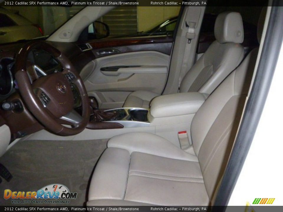 2012 Cadillac SRX Performance AWD Platinum Ice Tricoat / Shale/Brownstone Photo #5