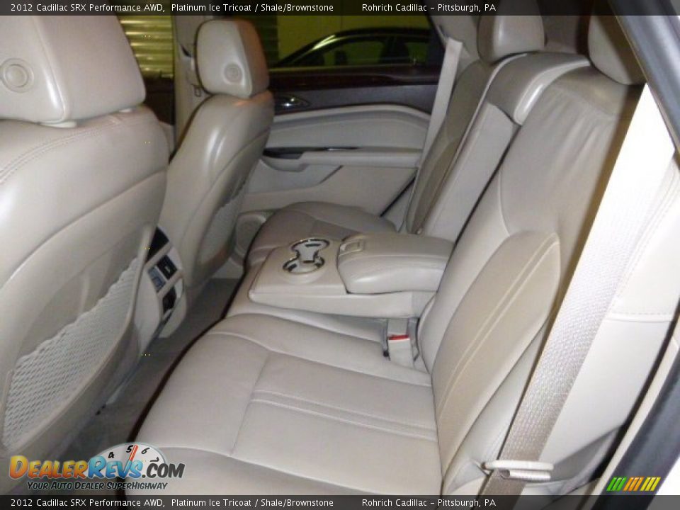 2012 Cadillac SRX Performance AWD Platinum Ice Tricoat / Shale/Brownstone Photo #6