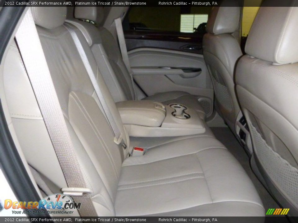 2012 Cadillac SRX Performance AWD Platinum Ice Tricoat / Shale/Brownstone Photo #13