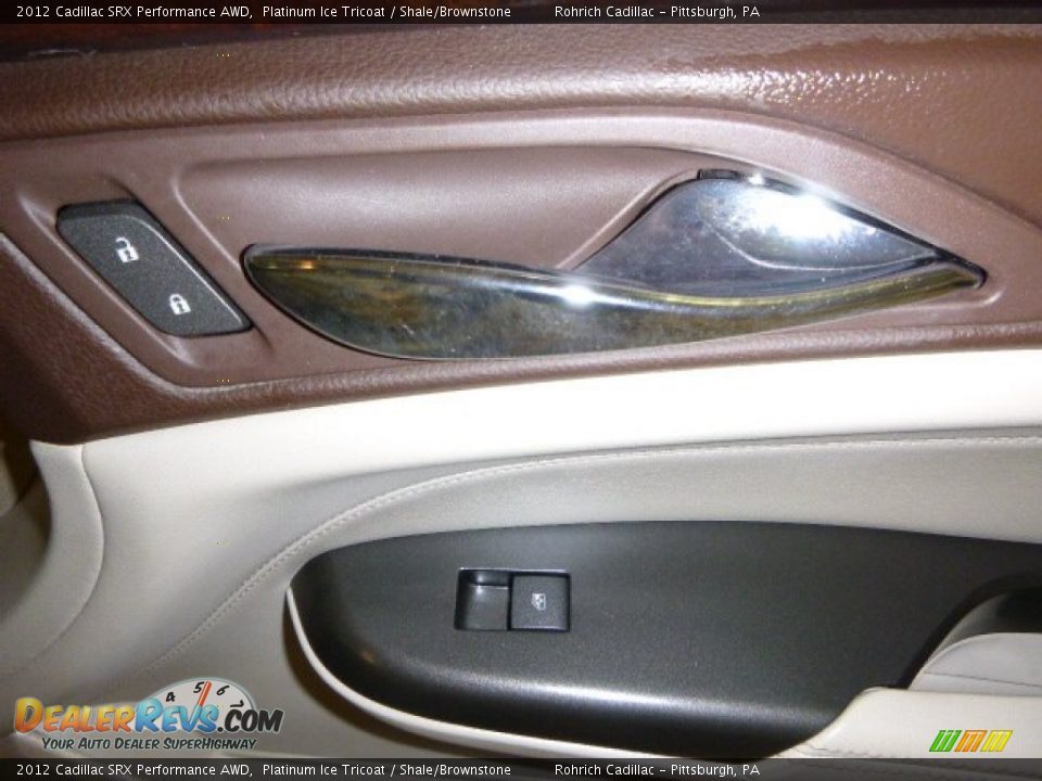 2012 Cadillac SRX Performance AWD Platinum Ice Tricoat / Shale/Brownstone Photo #14