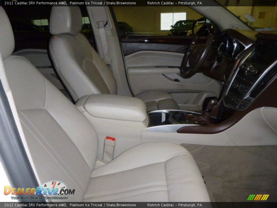 2012 Cadillac SRX Performance AWD Platinum Ice Tricoat / Shale/Brownstone Photo #16
