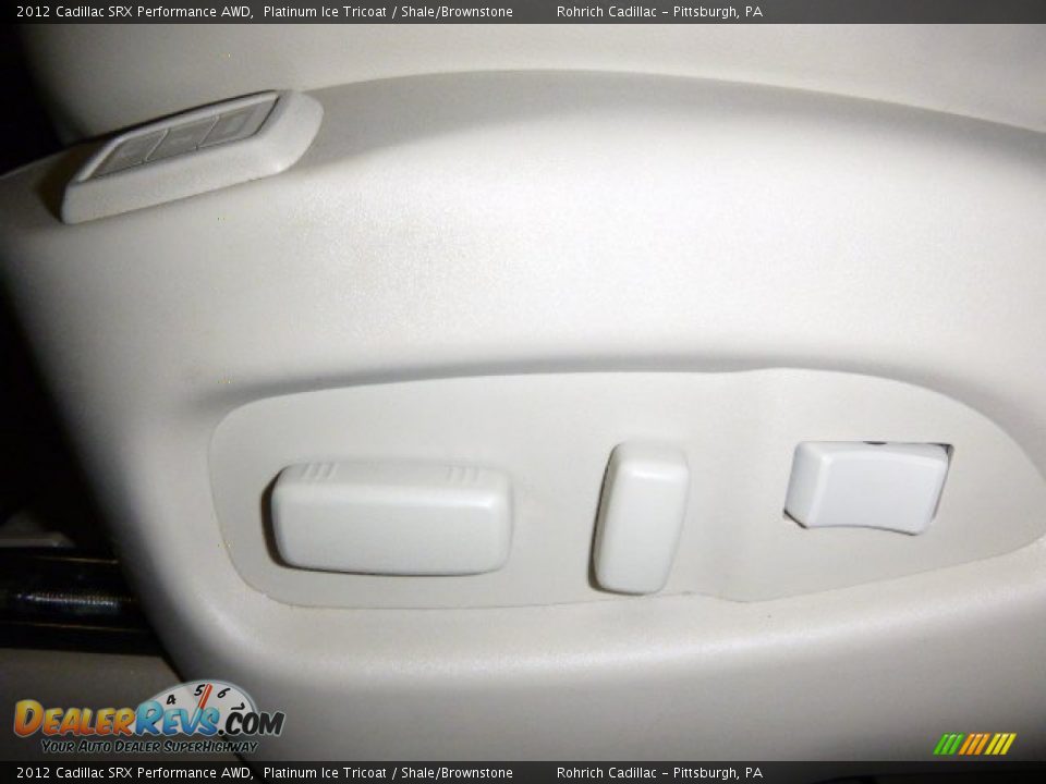 2012 Cadillac SRX Performance AWD Platinum Ice Tricoat / Shale/Brownstone Photo #19