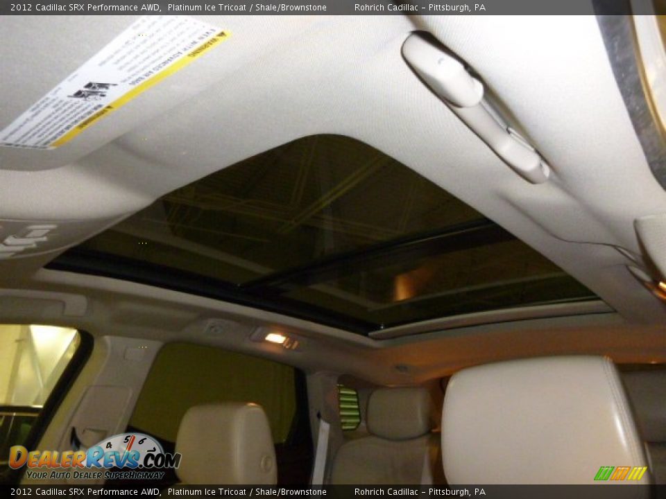 2012 Cadillac SRX Performance AWD Platinum Ice Tricoat / Shale/Brownstone Photo #20
