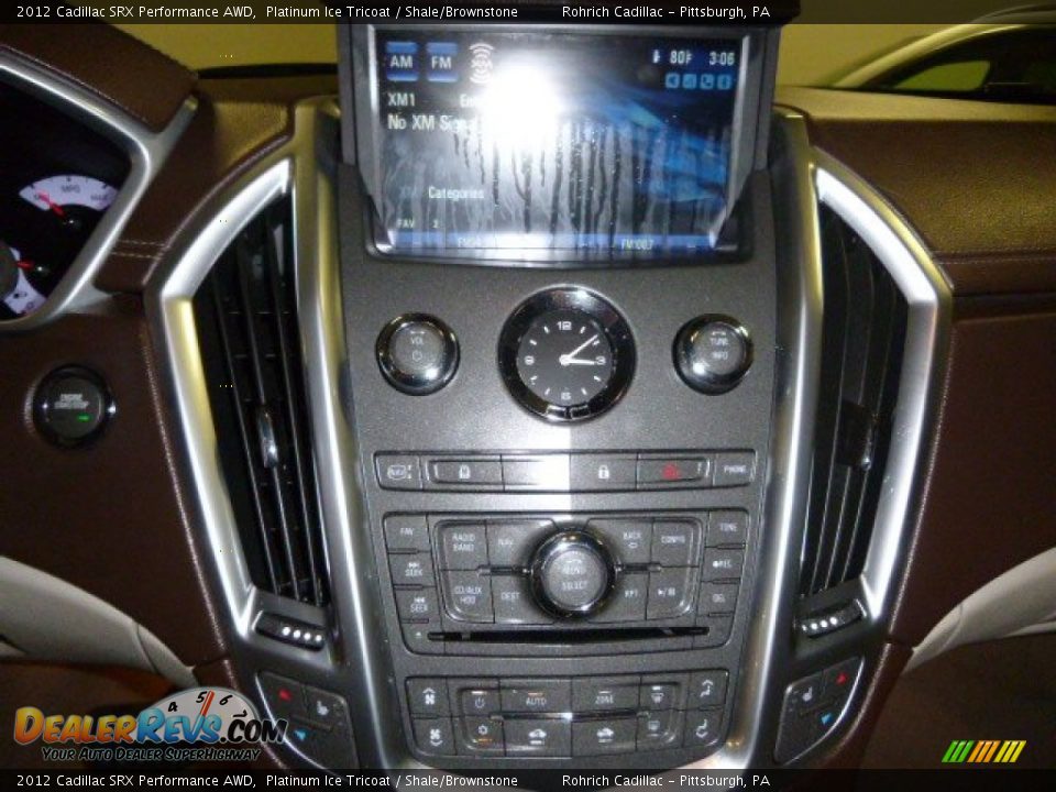 2012 Cadillac SRX Performance AWD Platinum Ice Tricoat / Shale/Brownstone Photo #23