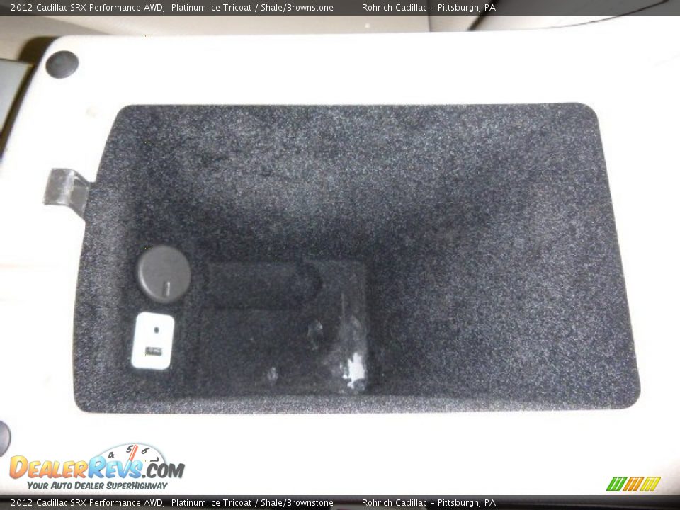 2012 Cadillac SRX Performance AWD Platinum Ice Tricoat / Shale/Brownstone Photo #24