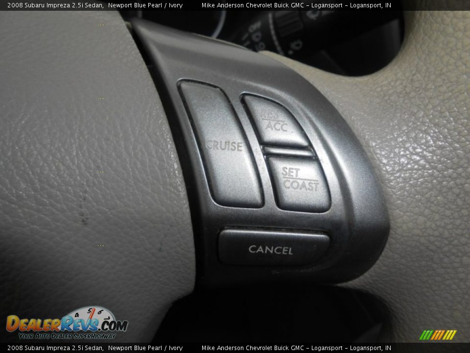 2008 Subaru Impreza 2.5i Sedan Newport Blue Pearl / Ivory Photo #12