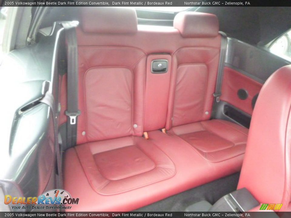 Rear Seat of 2005 Volkswagen New Beetle Dark Flint Edition Convertible Photo #13