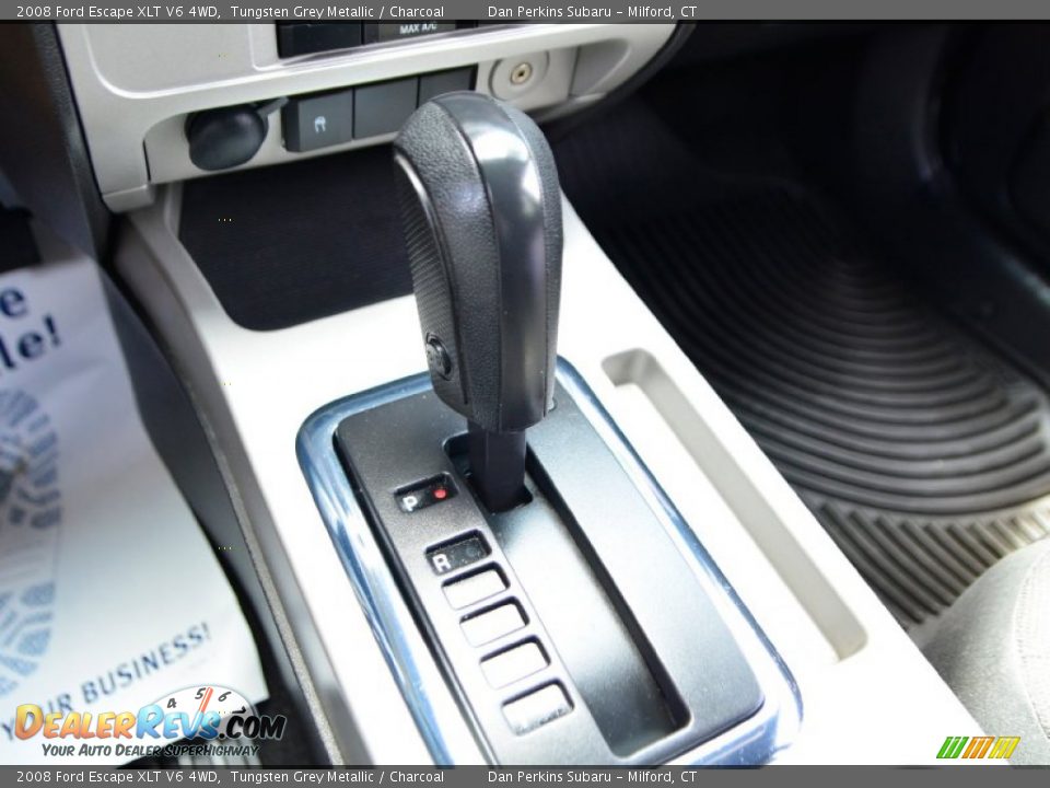 2008 Ford Escape XLT V6 4WD Tungsten Grey Metallic / Charcoal Photo #14