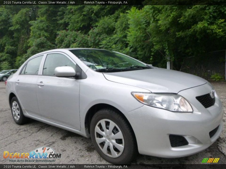 2010 Toyota Corolla LE Classic Silver Metallic / Ash Photo #1