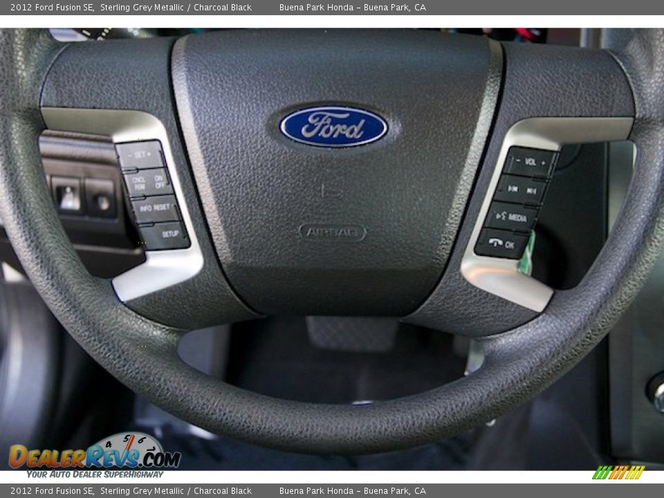 2012 Ford Fusion SE Sterling Grey Metallic / Charcoal Black Photo #13