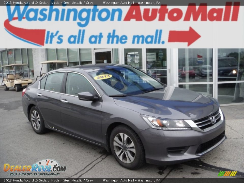 2013 Honda Accord LX Sedan Modern Steel Metallic / Gray Photo #1