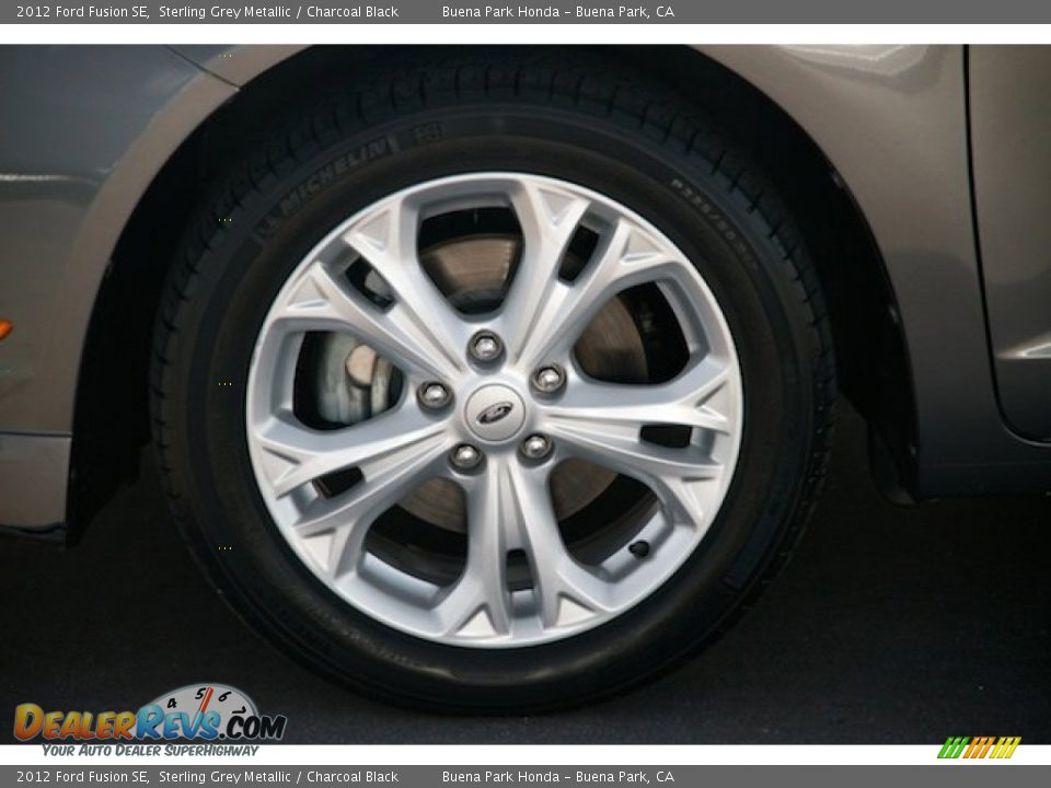 2012 Ford Fusion SE Sterling Grey Metallic / Charcoal Black Photo #26