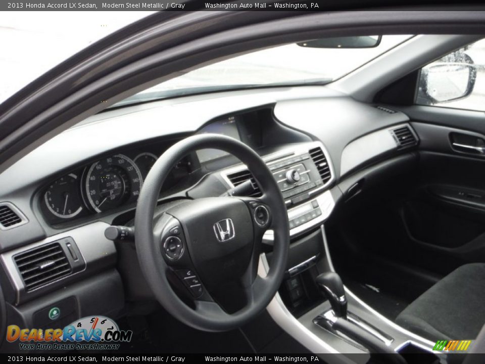 2013 Honda Accord LX Sedan Modern Steel Metallic / Gray Photo #10