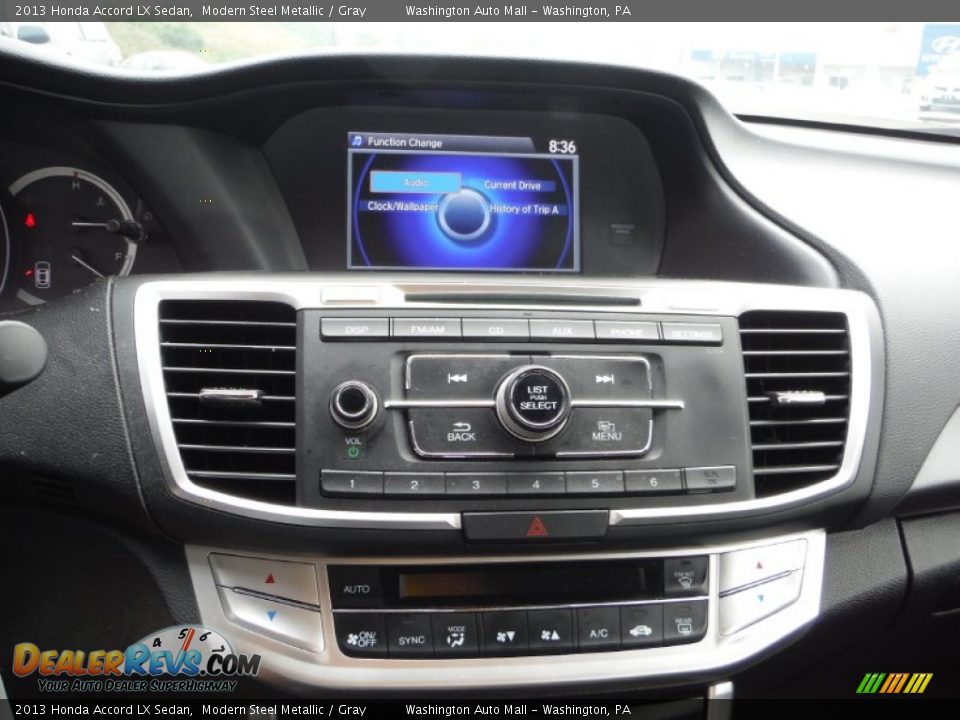 2013 Honda Accord LX Sedan Modern Steel Metallic / Gray Photo #14