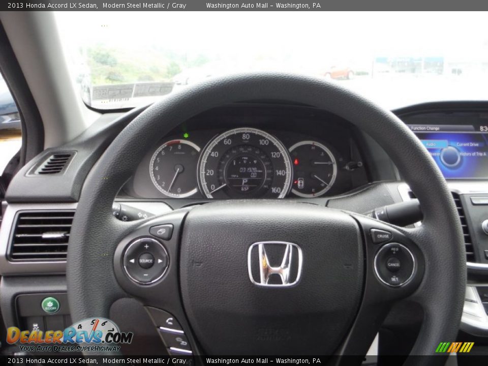 2013 Honda Accord LX Sedan Modern Steel Metallic / Gray Photo #16