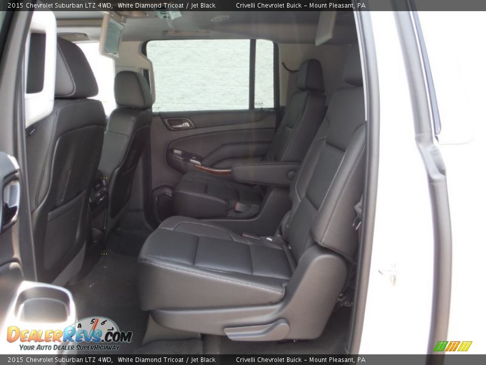 2015 Chevrolet Suburban LTZ 4WD White Diamond Tricoat / Jet Black Photo #23