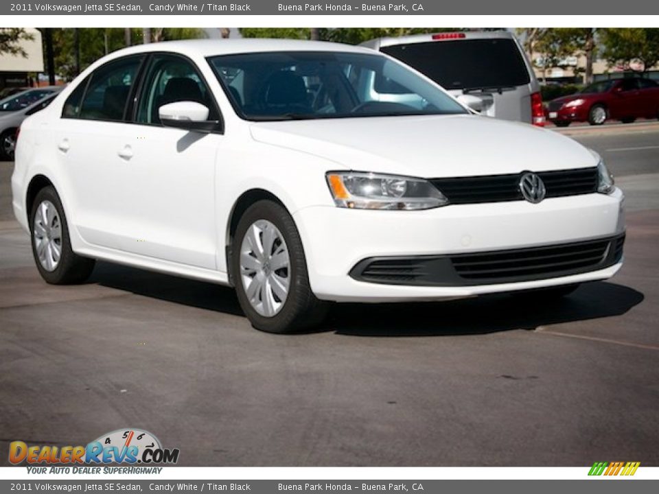 2011 Volkswagen Jetta SE Sedan Candy White / Titan Black Photo #1