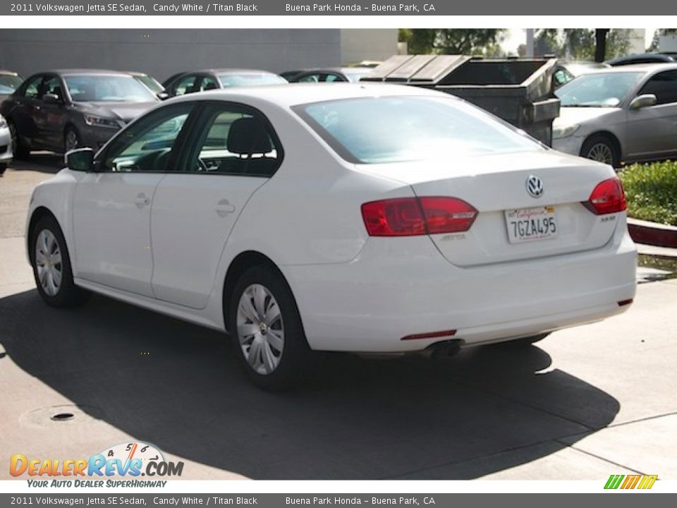 2011 Volkswagen Jetta SE Sedan Candy White / Titan Black Photo #2