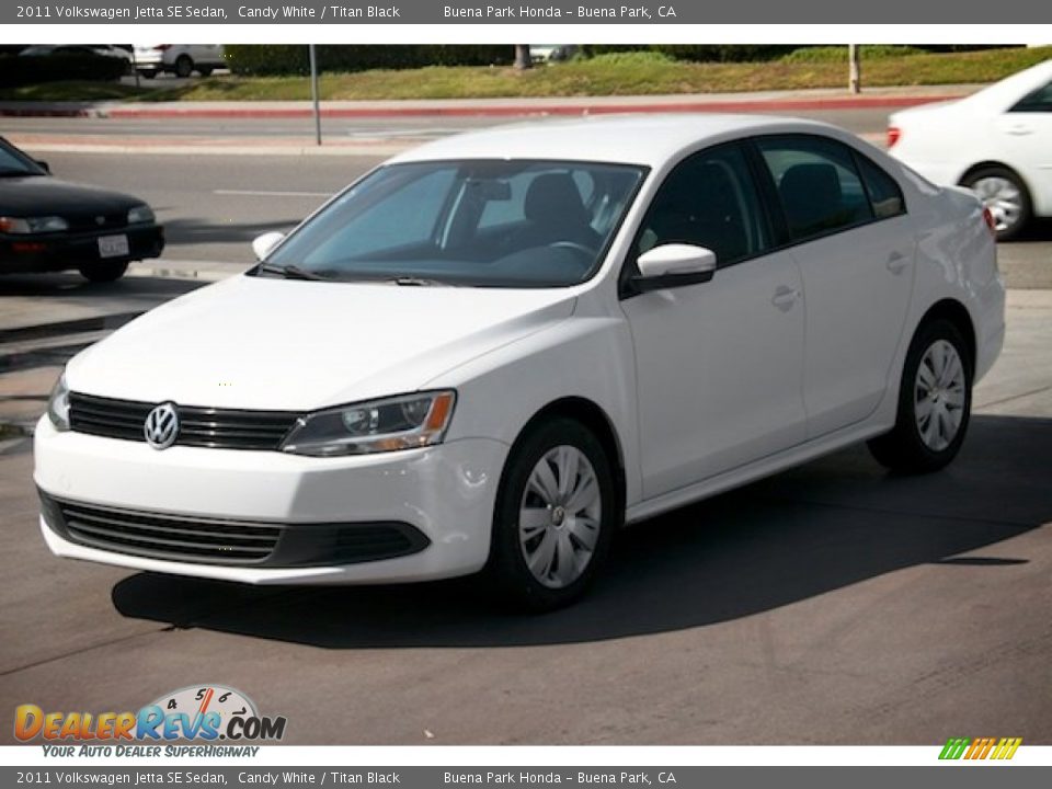 2011 Volkswagen Jetta SE Sedan Candy White / Titan Black Photo #8