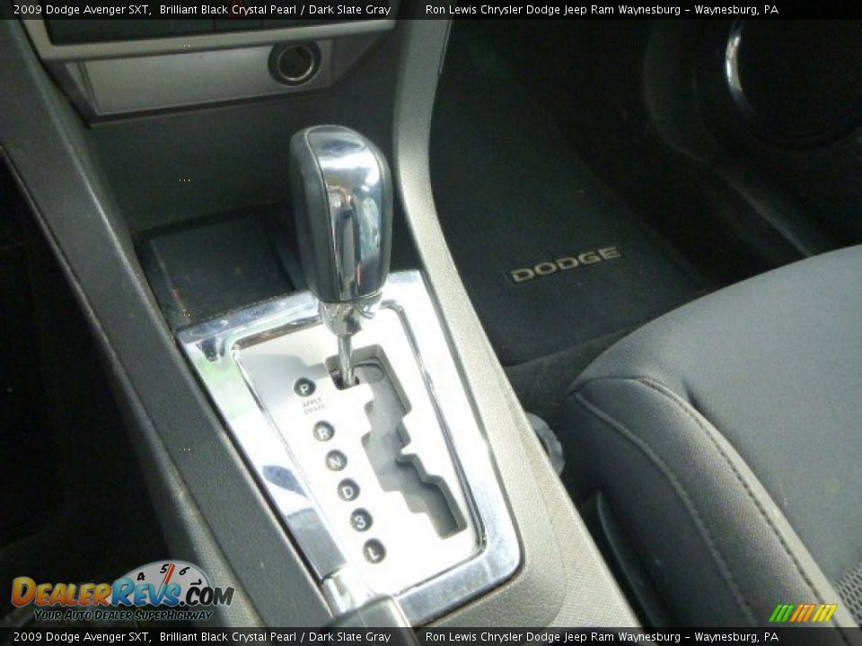 2009 Dodge Avenger SXT Brilliant Black Crystal Pearl / Dark Slate Gray Photo #19