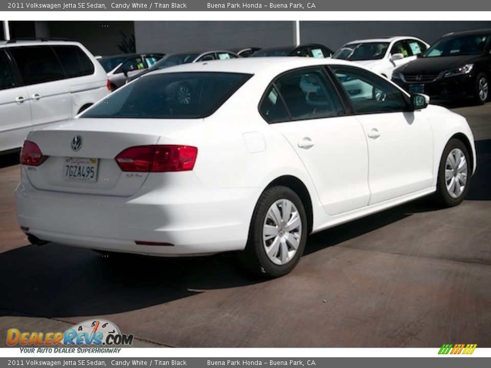 2011 Volkswagen Jetta SE Sedan Candy White / Titan Black Photo #11