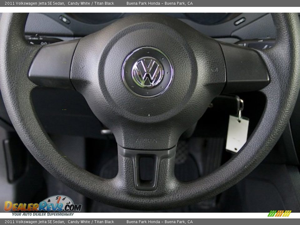 2011 Volkswagen Jetta SE Sedan Candy White / Titan Black Photo #13