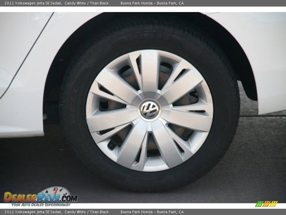 2011 Volkswagen Jetta SE Sedan Candy White / Titan Black Photo #27