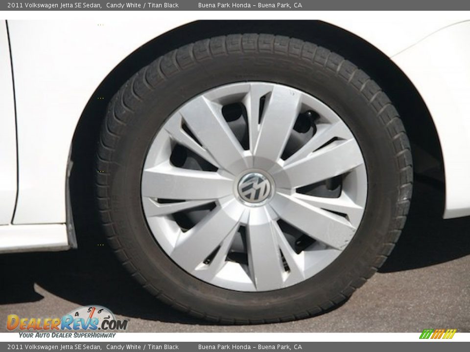 2011 Volkswagen Jetta SE Sedan Candy White / Titan Black Photo #28