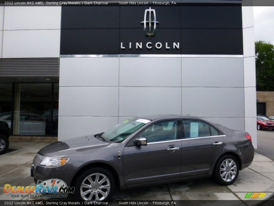 2012 Lincoln MKZ AWD Sterling Gray Metallic / Dark Charcoal Photo #1