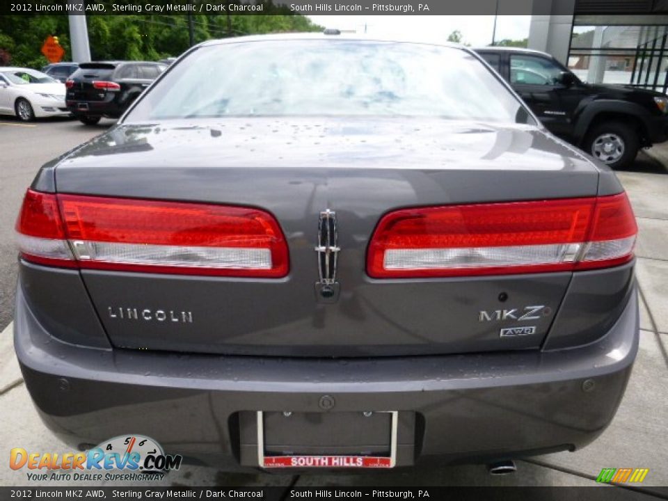 2012 Lincoln MKZ AWD Sterling Gray Metallic / Dark Charcoal Photo #4