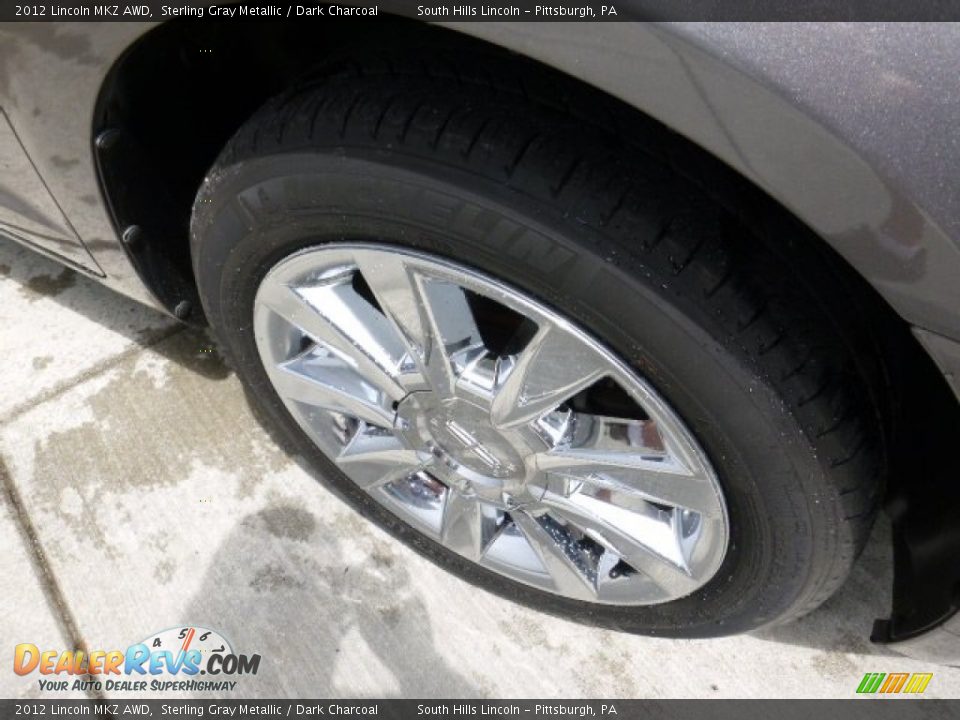 2012 Lincoln MKZ AWD Sterling Gray Metallic / Dark Charcoal Photo #9