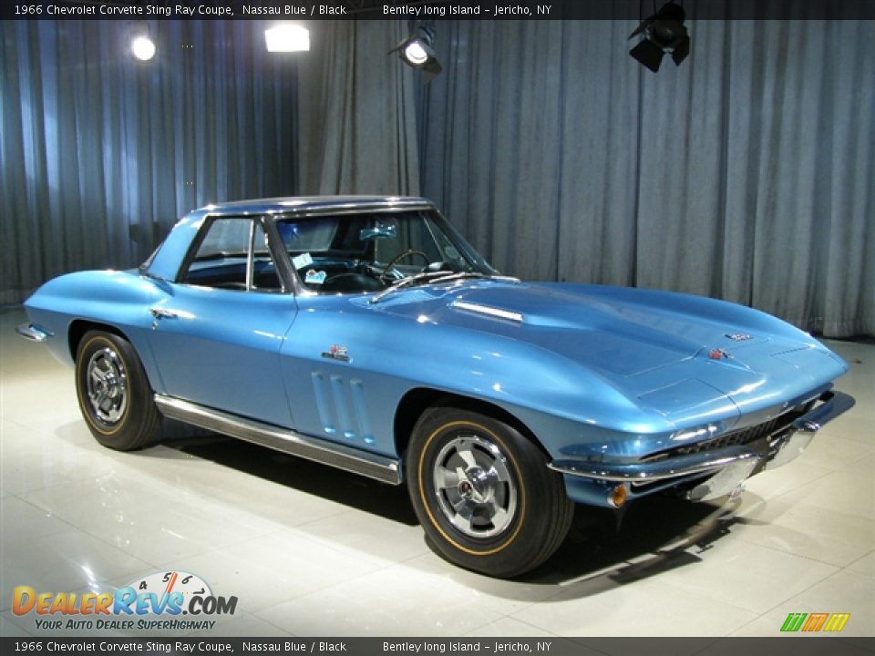 1966 Chevrolet Corvette Sting Ray Coupe Nassau Blue / Black Photo #3