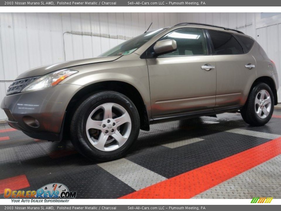 2003 Nissan Murano SL AWD Polished Pewter Metallic / Charcoal Photo #2