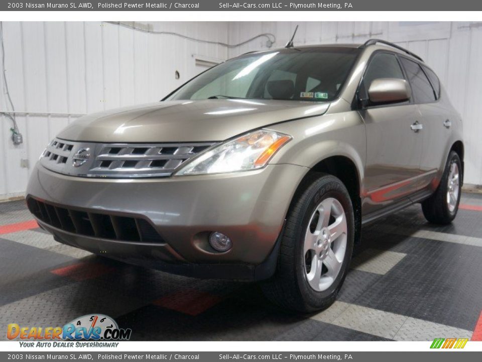 2003 Nissan Murano SL AWD Polished Pewter Metallic / Charcoal Photo #3