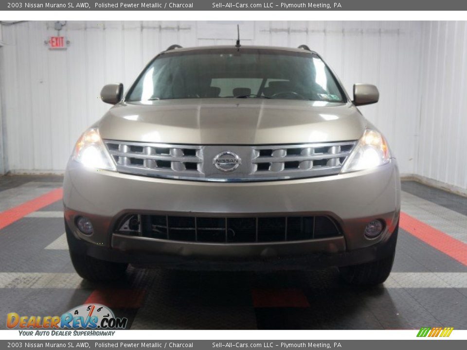 2003 Nissan Murano SL AWD Polished Pewter Metallic / Charcoal Photo #4