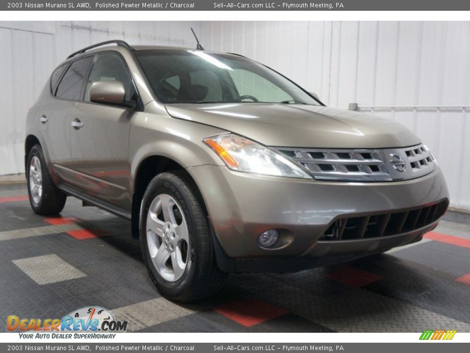 2003 Nissan Murano SL AWD Polished Pewter Metallic / Charcoal Photo #5