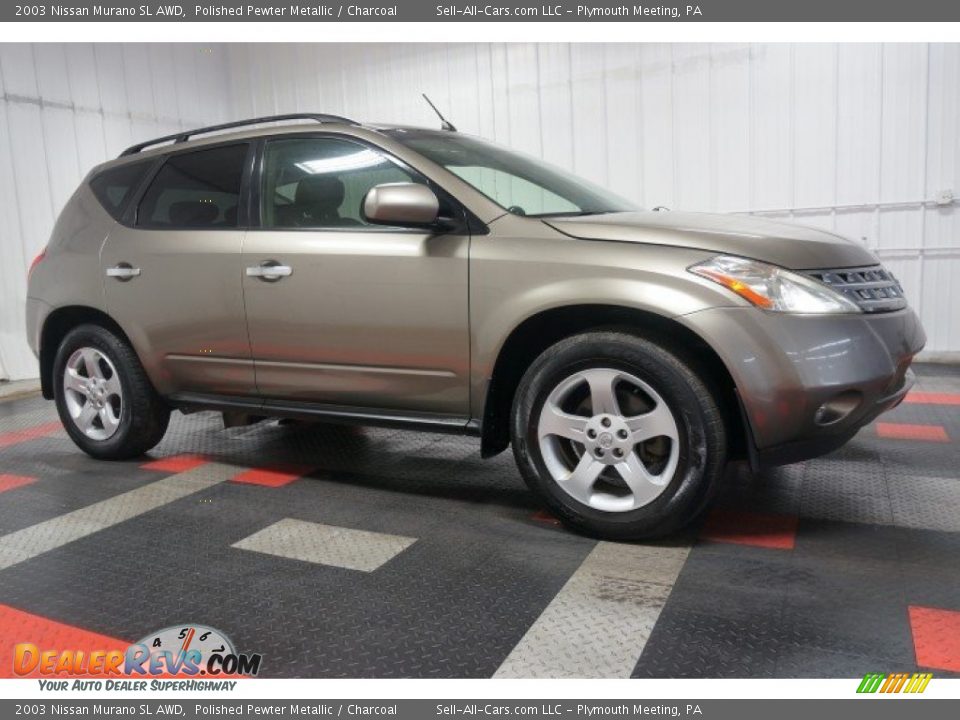 2003 Nissan Murano SL AWD Polished Pewter Metallic / Charcoal Photo #6