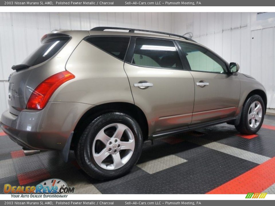 2003 Nissan Murano SL AWD Polished Pewter Metallic / Charcoal Photo #7