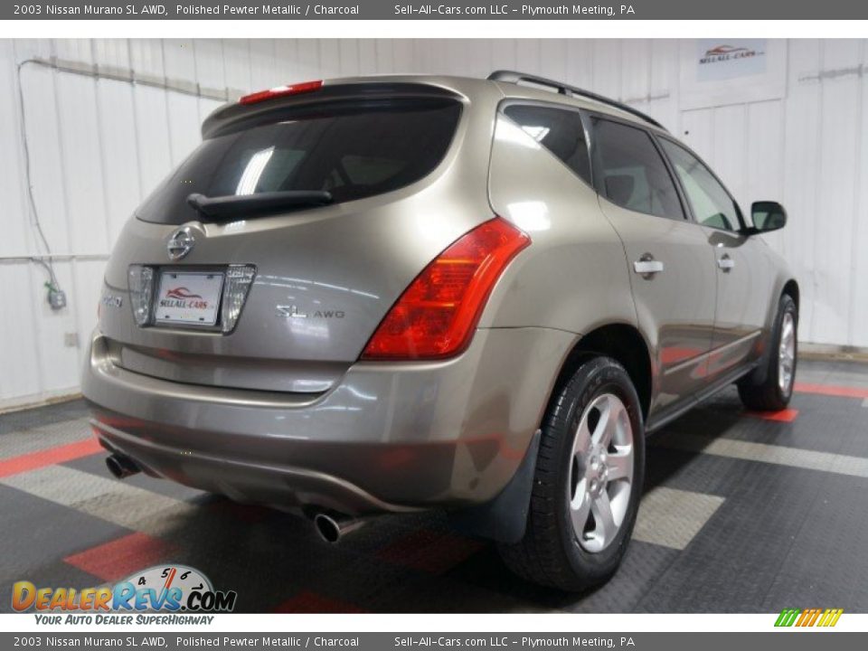 2003 Nissan Murano SL AWD Polished Pewter Metallic / Charcoal Photo #8