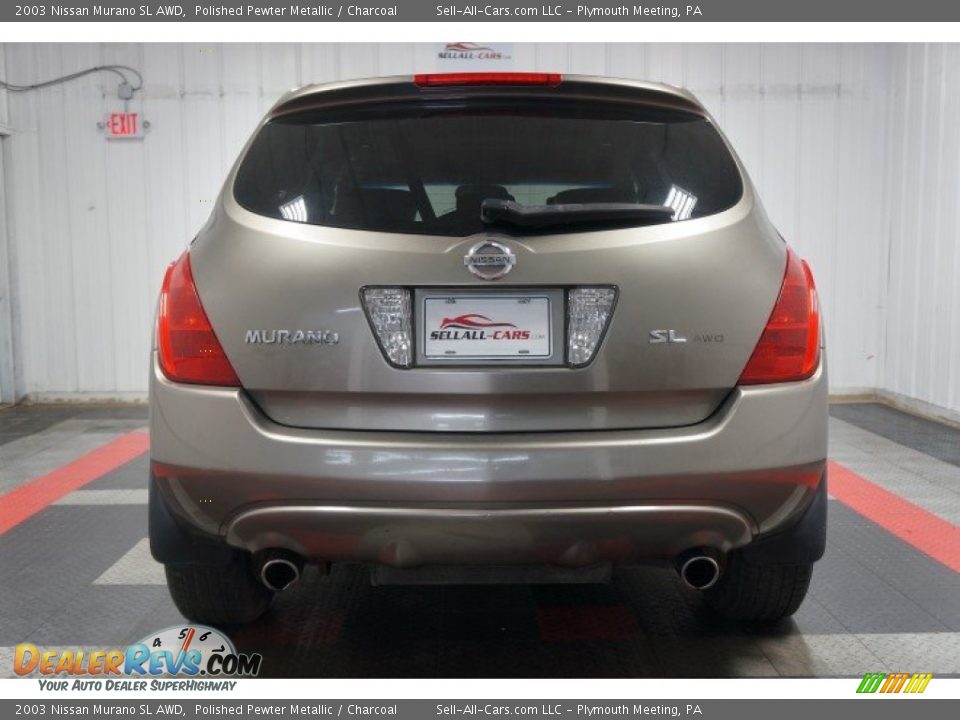 2003 Nissan Murano SL AWD Polished Pewter Metallic / Charcoal Photo #9
