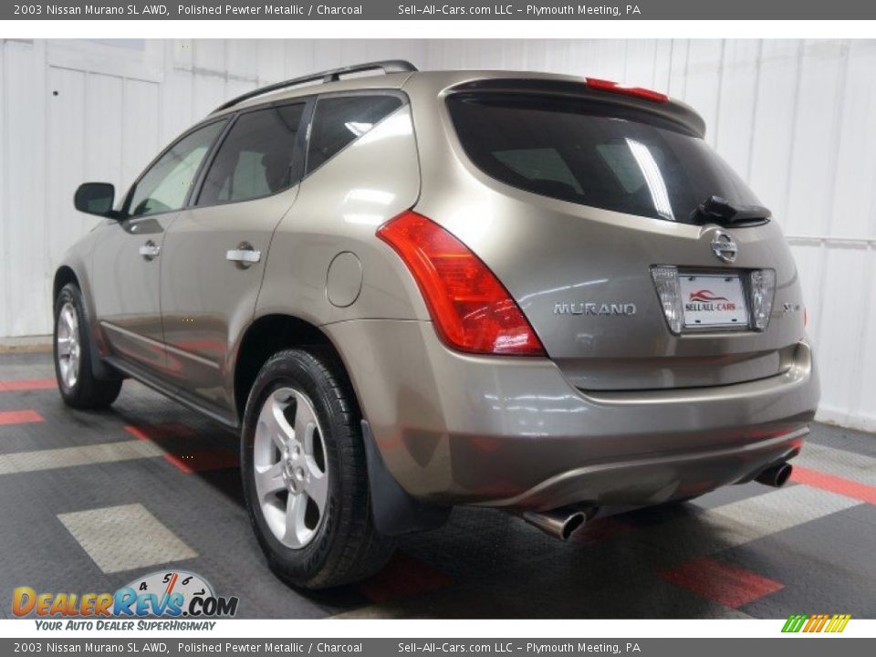 2003 Nissan Murano SL AWD Polished Pewter Metallic / Charcoal Photo #10