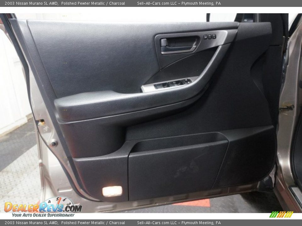 2003 Nissan Murano SL AWD Polished Pewter Metallic / Charcoal Photo #12
