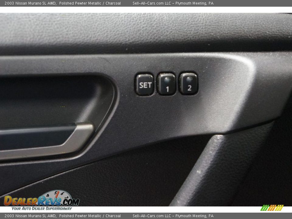 2003 Nissan Murano SL AWD Polished Pewter Metallic / Charcoal Photo #13