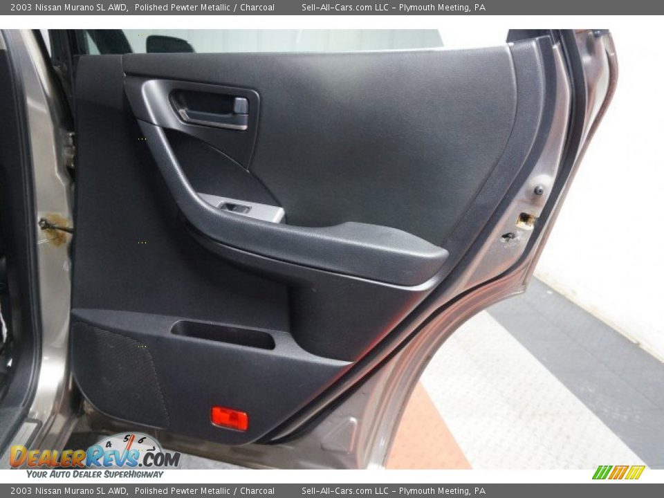 2003 Nissan Murano SL AWD Polished Pewter Metallic / Charcoal Photo #16
